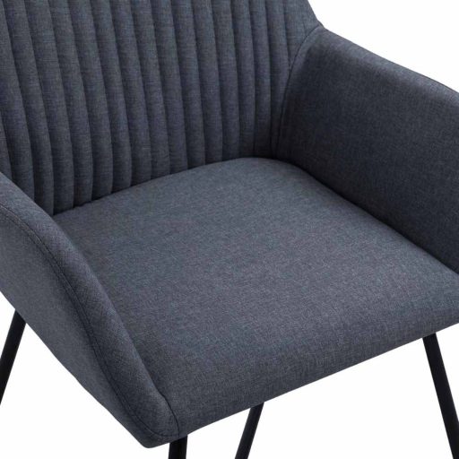 Krzesło do jadalni Molli, 2 szt-szare