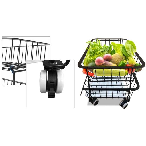 Dwupoziomowy organizer do kuchni