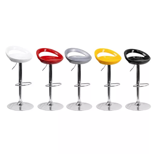 Krzesła barowe Kitti 2 szt, w kilku kolorach-bordowe