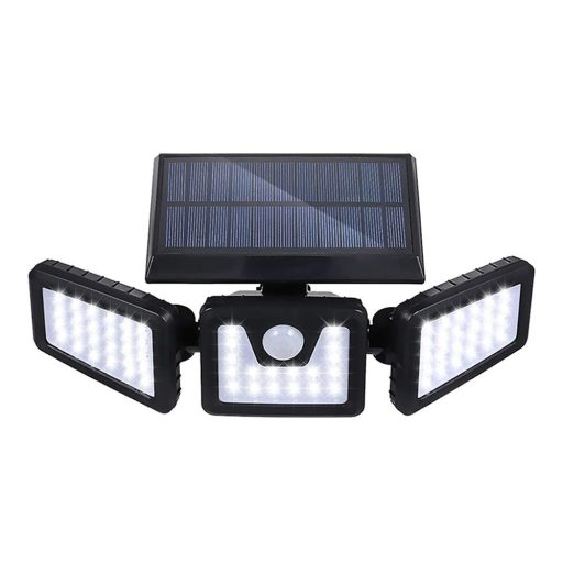 Lampa solarna obrotowa z 3 panelami
