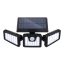 Lampa solarna obrotowa z 3 panelami