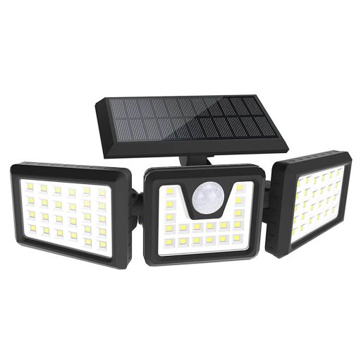 Lampa solarna obrotowa z 3 panelami