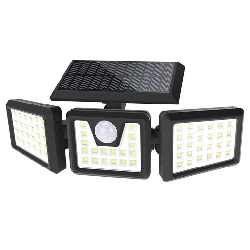 Lampa solarna obrotowa z 3 panelami
