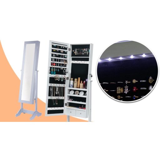 Szafka na biużuterię z lustrem