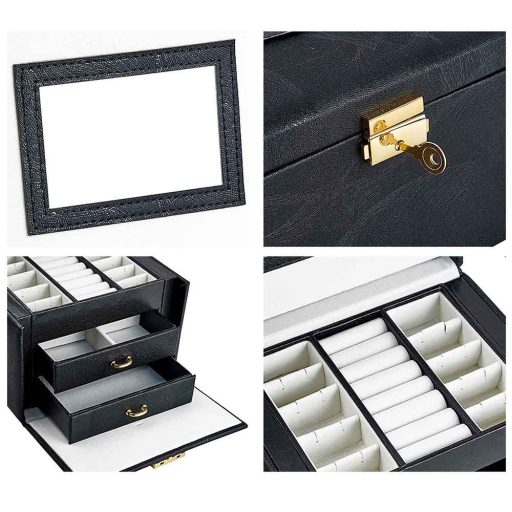 Torba na klejnoty w kilku kolorach-czarna