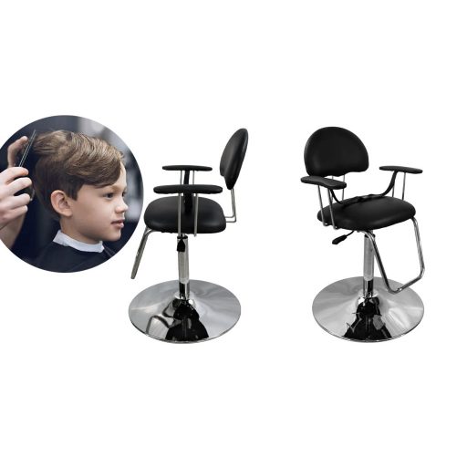 Fotel fryzjerski dla dzieci, czarny