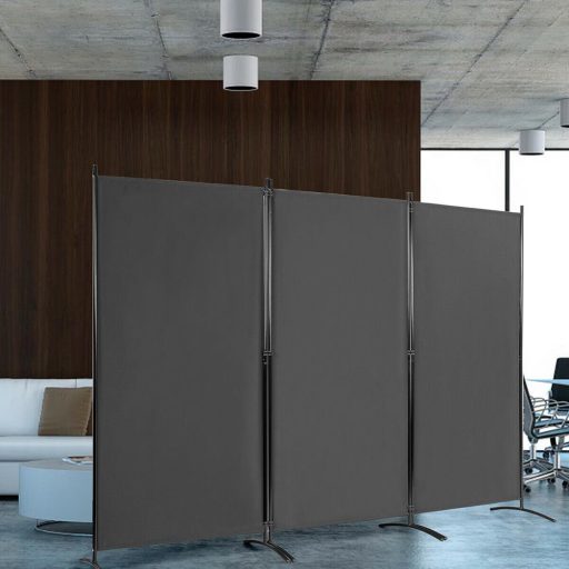 Mobilny dzielnik przestrzeni szary, 260x180cm