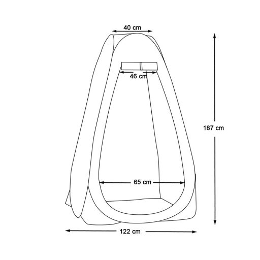Namiot przebieralnia
