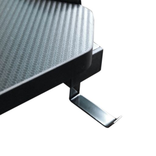 Profesjonalny stół gamingowy z powłoką z włókna węglowego, z oświetleniem LED 