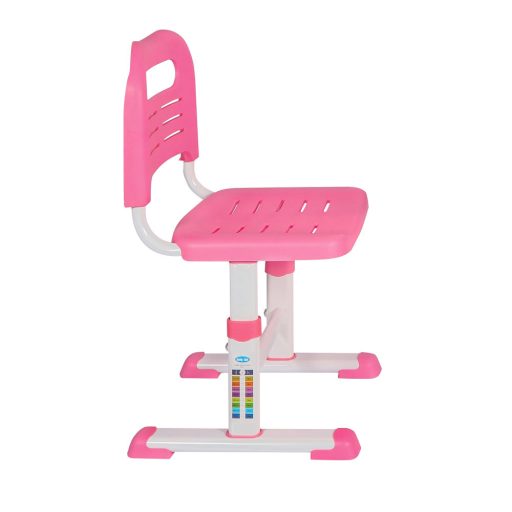 Biurko dziecięce wielofunkcyjne z regulacją wysokości-różowe