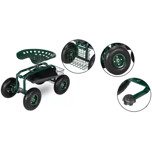 Krzesło ogrodowe na kółkach