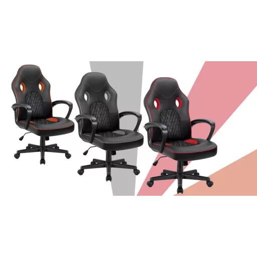 Krzesło gamingowe w kilku kolorach - basic