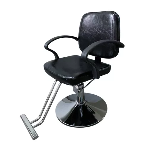Fotel fryzjerski, czarny