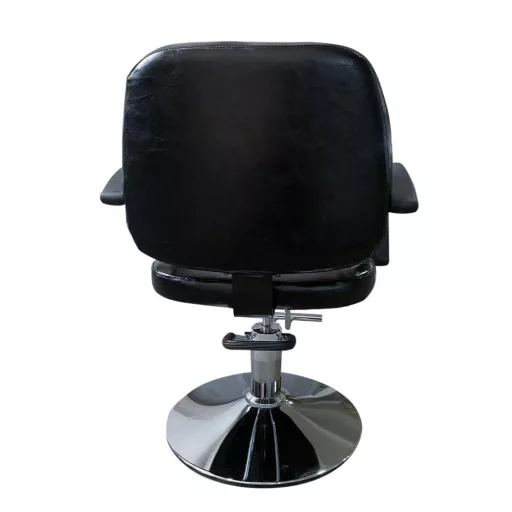 Fotel fryzjerski, czarny