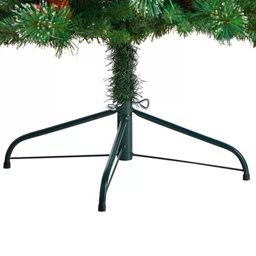 Sztuczna choinka z 320 diodami LED, ciepła biel, 210 cm