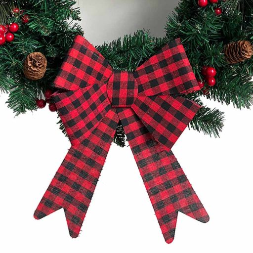 Świąteczna dekoracja drzwi 60cm, 50 LED