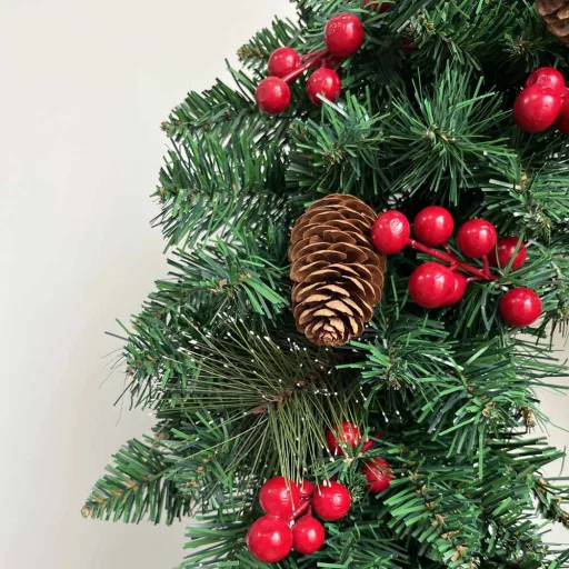 Świąteczna dekoracja drzwi 60cm, 50 LED