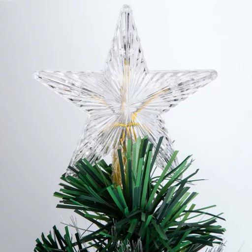 Sztuczna choinka ze światłowodami z kolorowym LED-em w kilku rodzajach-150 cm-owa