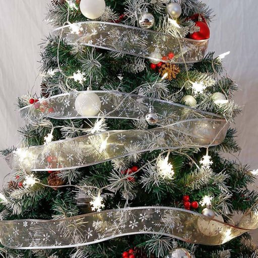 Taśma świetlna z 250 diodami LED, 25 m, srebrna