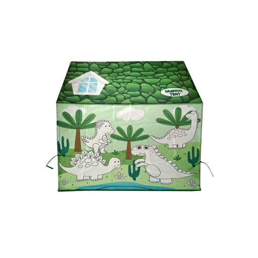 Namiot zabawkowy do kolorowania w kilku rodzajach-dynozaur