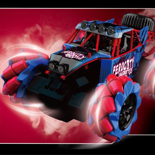 Dryfujący samochód z pilotem, w kilku rodzajach