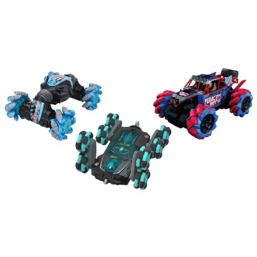 Dryfujący samochód z pilotem, w kilku rodzajach