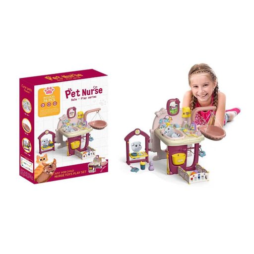 Zestaw dla dzieci do pielęgnacji zwierząt, 72-częściowy