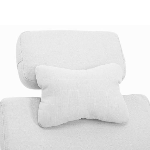 Krzesło biurowe obrotowe z zagłówkiem - w kilku rodzajach-białe