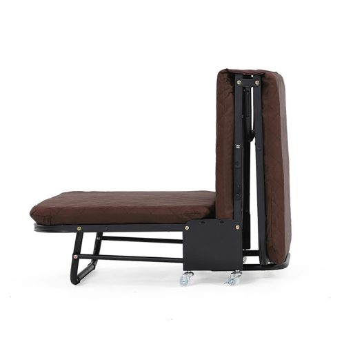 Łóżko dla gości w kilku rodzajach-brązowe