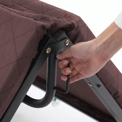 Łóżko dla gości w kilku rodzajach-brązowe