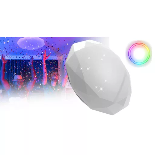 Inteligentne oświetlenie sufitowe LED RGB