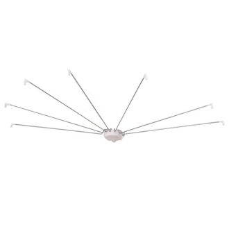 Uchwyt na zasłonę prysznicową w kształcie parasola