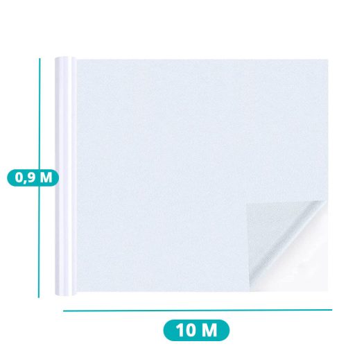 Samoprzylepna folia okienna zapewniająca prywatność 0,9x10m