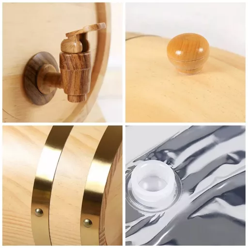 Beczka dębowa z kranikiem, 5l