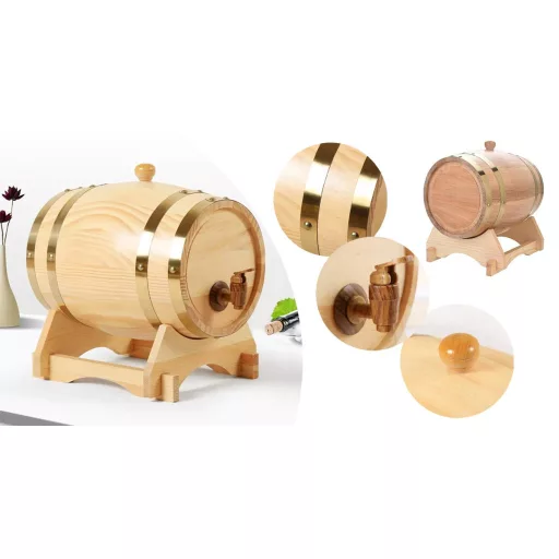 Beczka dębowa z kranikiem, 5l