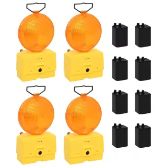 Lampa ostrzegawcza drogowa, 4 szt