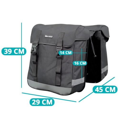 Torba dwustronna na rower