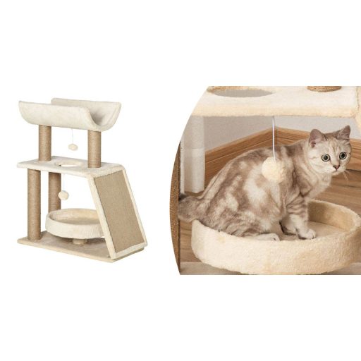 Wspinacznka dla kotów, beżowa