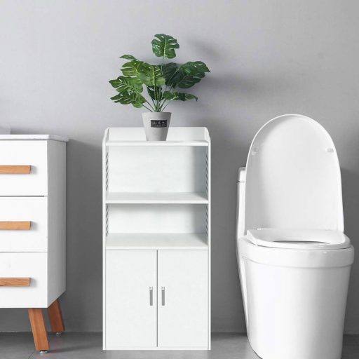 Mała szafka łazienkowa, biała