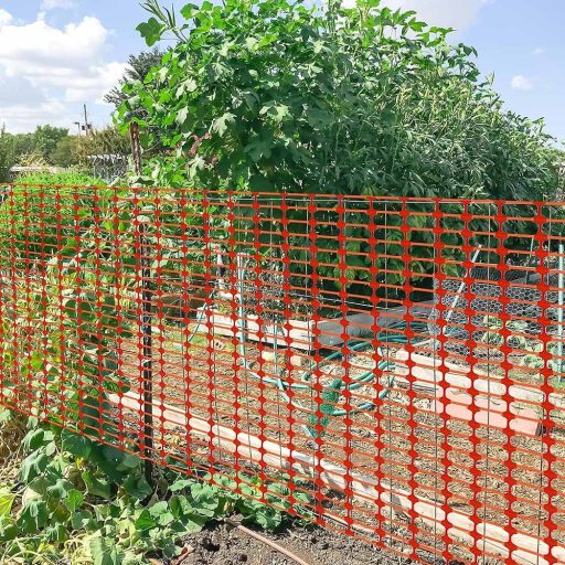 Plastikowa siatka ogrodzeniowa do cięcia