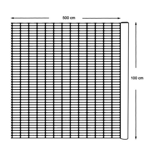 Plastikowa siatka ogrodzeniowa do cięcia