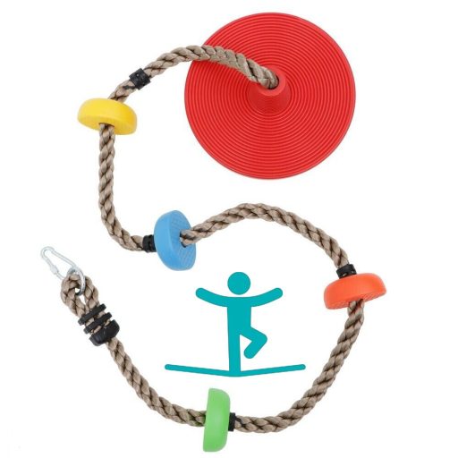 Lina wspinaczkowa i huśtawka 2 w 1 dla dzieci