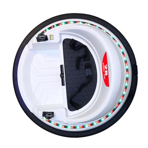 Elektryczny samochodzik dla dzieci, 6V, z baterią, pilotem, biały