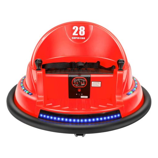 Elektryczny samochodzik dla dzieci, 6V, z baterią, pilotem, czerwony