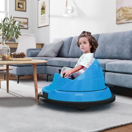 Elektryczny samochodzik dla dzieci, 6V, z baterią, pilotem, niebieski