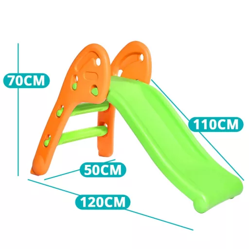 Składana, plastikowa zjeżdżalnia