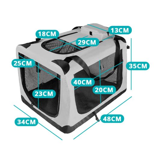 Składany transporter dla zwierząt, w kilku rodzajach-rozmiar S