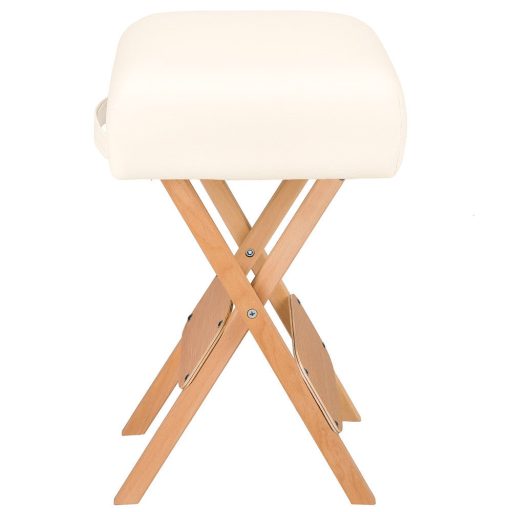 Składane krzesło do łóżka masującego z 2 rolkami masującymi