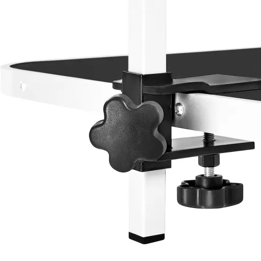 Stół groomerski z dwoma smyczami