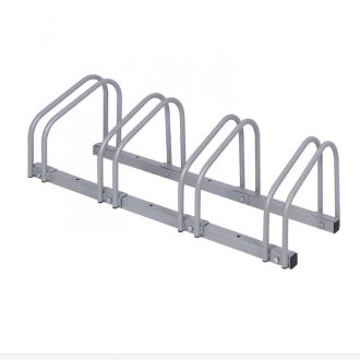 Zewnętrzna platforma na 4 rowery, srebrna